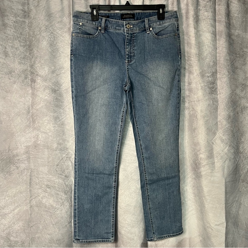 Talbots Petites Flawless Five Pocket Straight Leg Jeans - 12P